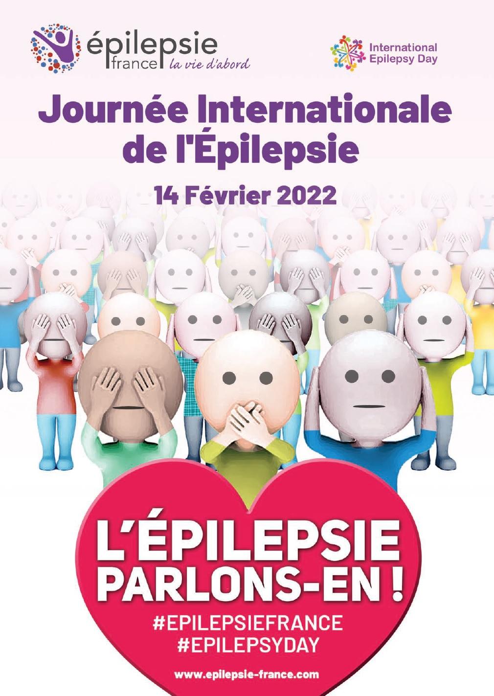 2022 affiche journee internationale de l epilepsie du 14 fevrier